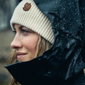 Fjallraven Wool Directional Ribbed Beanie